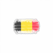 Belgische vlag sticker (Voorkant)