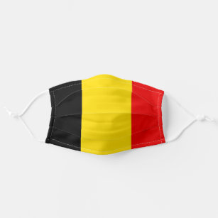 Belgische vlag stoffen mondmasker