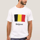 Belgische vlag t-shirt (Voorkant)