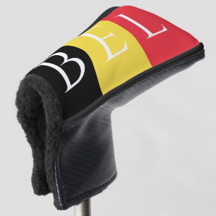 Belgische vlag van de Belgische douaneafdekking va Golfheadcover