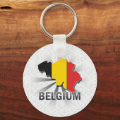 Belgische vlaggenkaart 2.0 sleutelhanger (Voorkant)