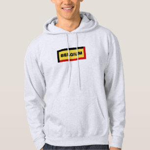 Belgische vlagkleuren hoodie