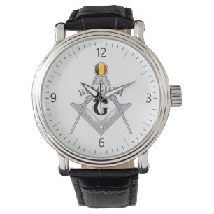 Belgische vrijmetselarij teken horloge