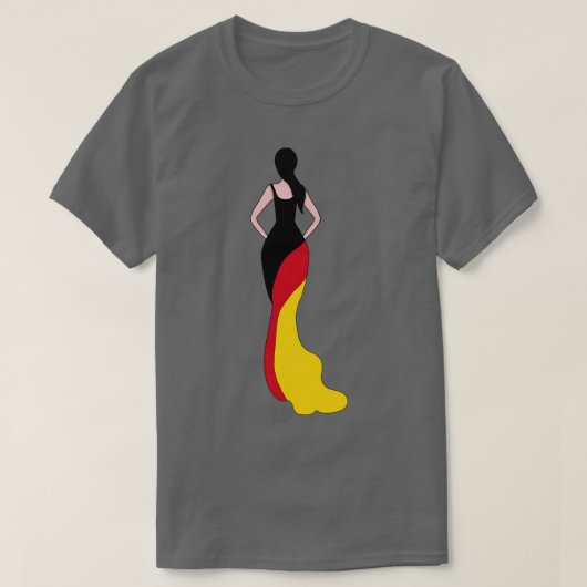 Belgische Vrouw T-shirt (Design voorkant)