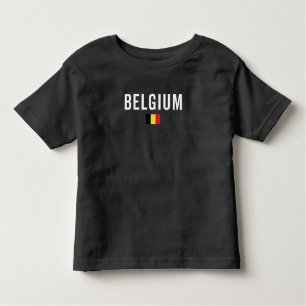 Belgium Flag - Patriotic Flag Kinder Shirts