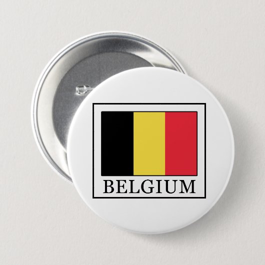Belgium Ronde Button 7,6 Cm (Voorkant /achterkant)
