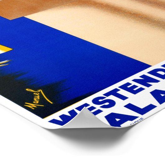 Belgium Vintage Travel Poster Restored (Coin)