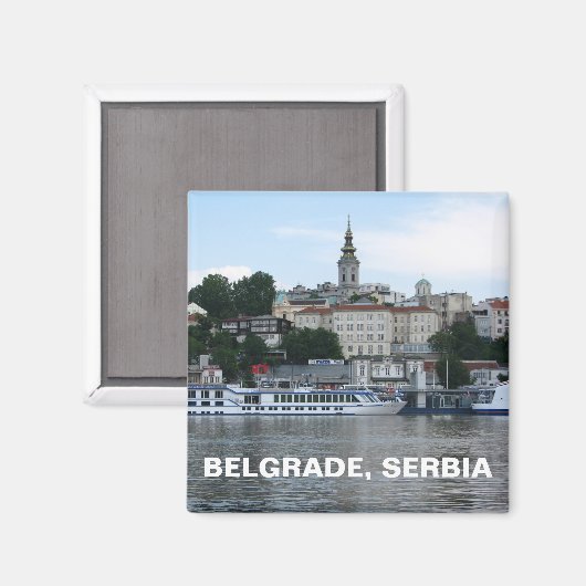 Belgrade, aimant Serbie (Recto/Verso)