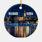 Belgrade Serbie Ornement de Noël Pittoresque (Devant)