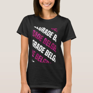 Belgrado Camo Patroon Roze Camouflage T-shirt