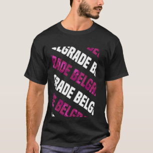 Belgrado Camo Patroon Roze Camouflage T-shirt