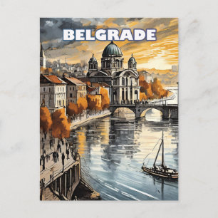 Belgrado, Contrasthoofdstad Briefkaart