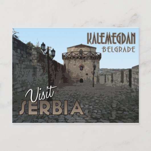 Belgrado, Kalemegdan, Servië - Bezoek Servië... Briefkaart (Voorkant)