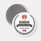 Belgrado Magneet (Voorkant / Achterkant)