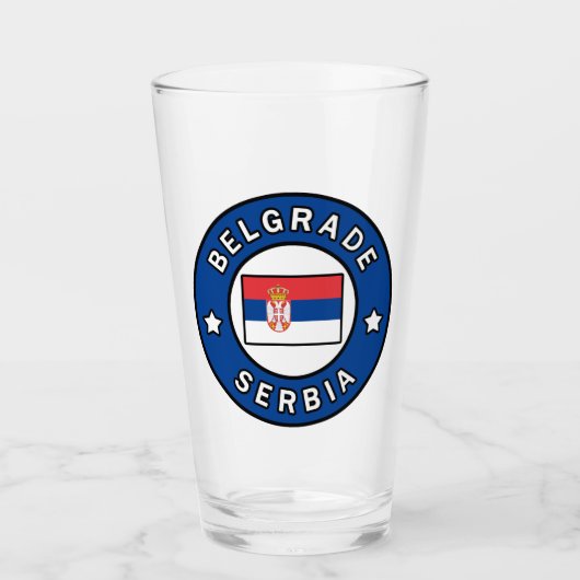 Belgrado Servië Glas (Voorkant)