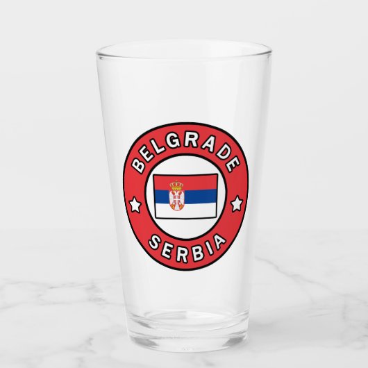 Belgrado Servië Glas (Voorkant)