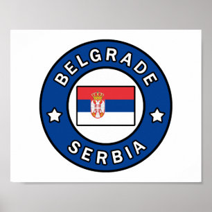 Belgrado Servië Poster