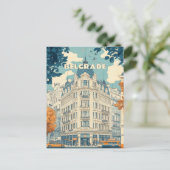 Belgrado Servië Reizen Briefkaart (Staand voorkant)