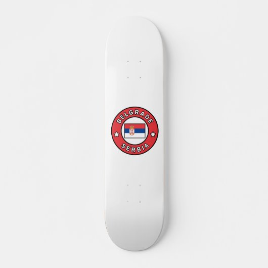 Belgrado Servië Skateboard (Voorkant)