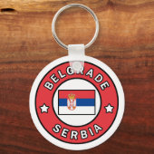 Belgrado Servië Sleutelhanger (Voorkant)