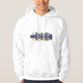 Belgrado Skyline Hoodie (Voorkant)