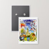 Beli Manastir Button (Voorkant / Achterkant)