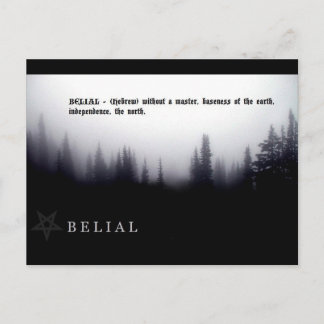 BELIAL BRIEFKAART