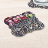 belichamen kartonnen onderzetters (Gekanteld)