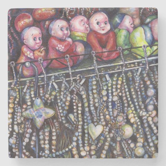 belichamen stenen onderzetter (Voorkant)