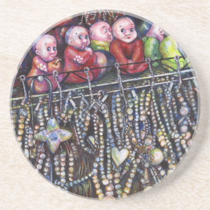 belichamen zandsteen onderzetter