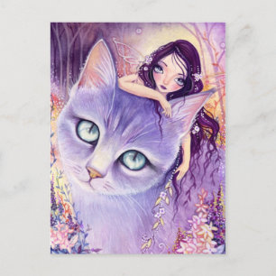 Belichting lavender — Briefkaart