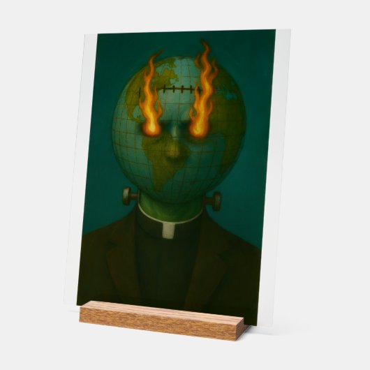 BELIEF Acrylic Sign (Angle)