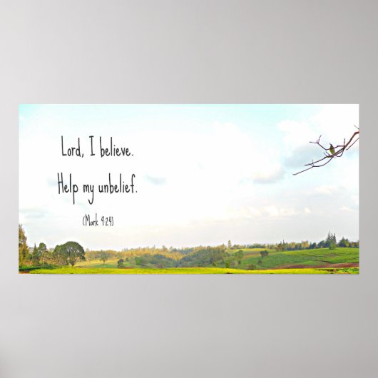 Belief poster (Voorkant)