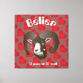 Bélier 21 mars au 20 avril Impression sur toile (Recto)