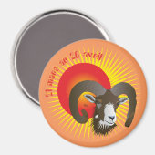 Bélier 21 mars au 20 avril Magnet Magneet (Voorkant / Achterkant)