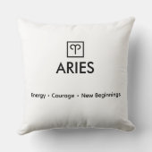 Bélier – Feu au sein des Étoiles Coussin (Verso)