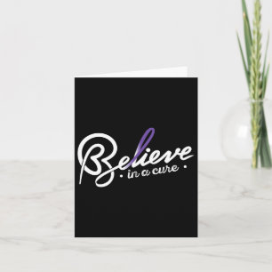 Believe1- Epilepsie Bewustzijn Supporter lint Kaart