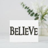 Believe Briefkaart (Staand voorkant)