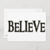 Believe Briefkaart (Voorkant / Achterkant)