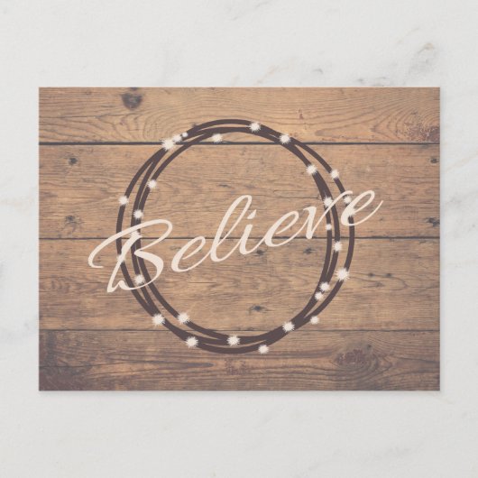 Believe Briefkaart (Voorkant)
