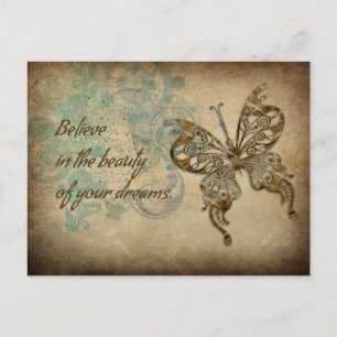 Believe Butterfly Briefkaart