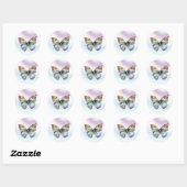 Believe Butterfly Ronde Sticker (Vel)