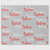 Believe Cadeaupapier (Vlak)