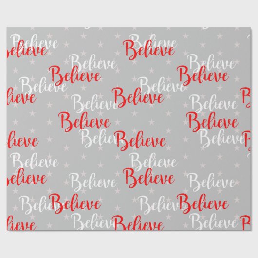Believe Cadeaupapier (Vlak)