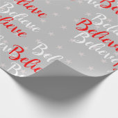 Believe Cadeaupapier (Hoek)