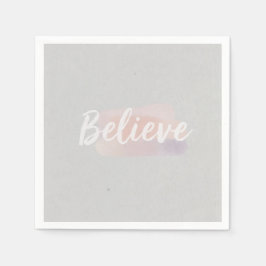 Believe calligraphic text servet