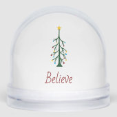 Believe Evergreen Tree Modern Christmas (Avant)