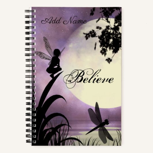 Believe fairy bullet journal Spiral Notebook (Recto)