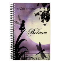 Believe fairy bullet journal Spiral Notebook
