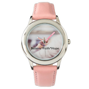 Believe Faith Hope Watch Horloge